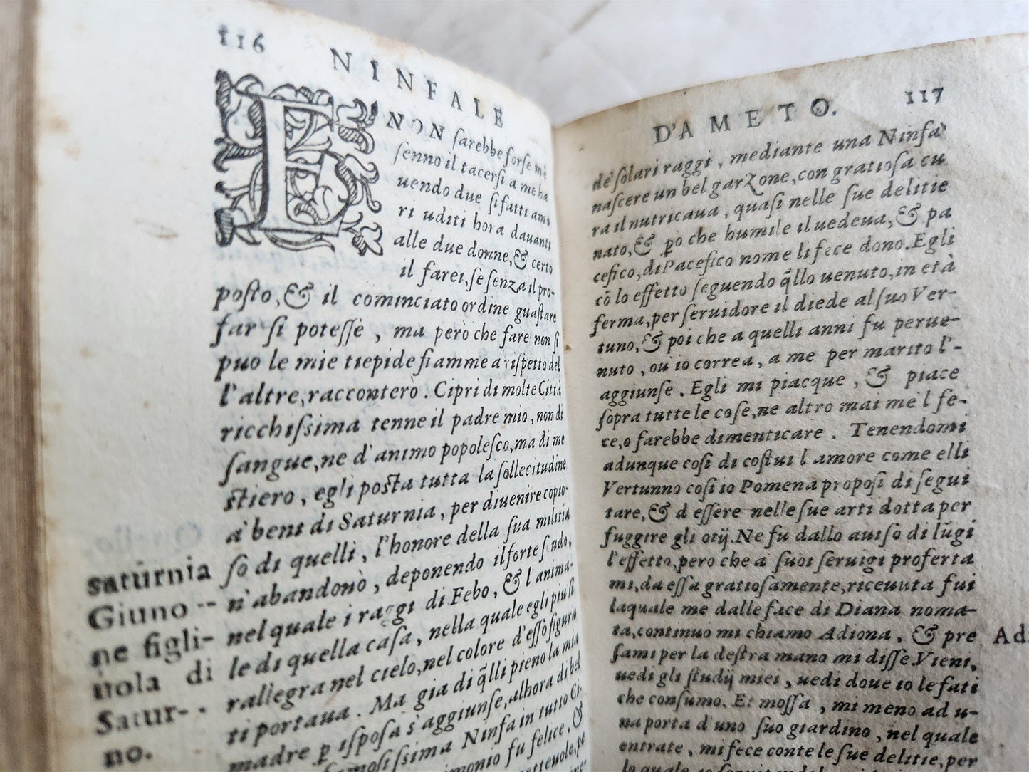 1586 Giovanni BOCCACCIO comedies & Luigi GROTO in ITALIAN antique