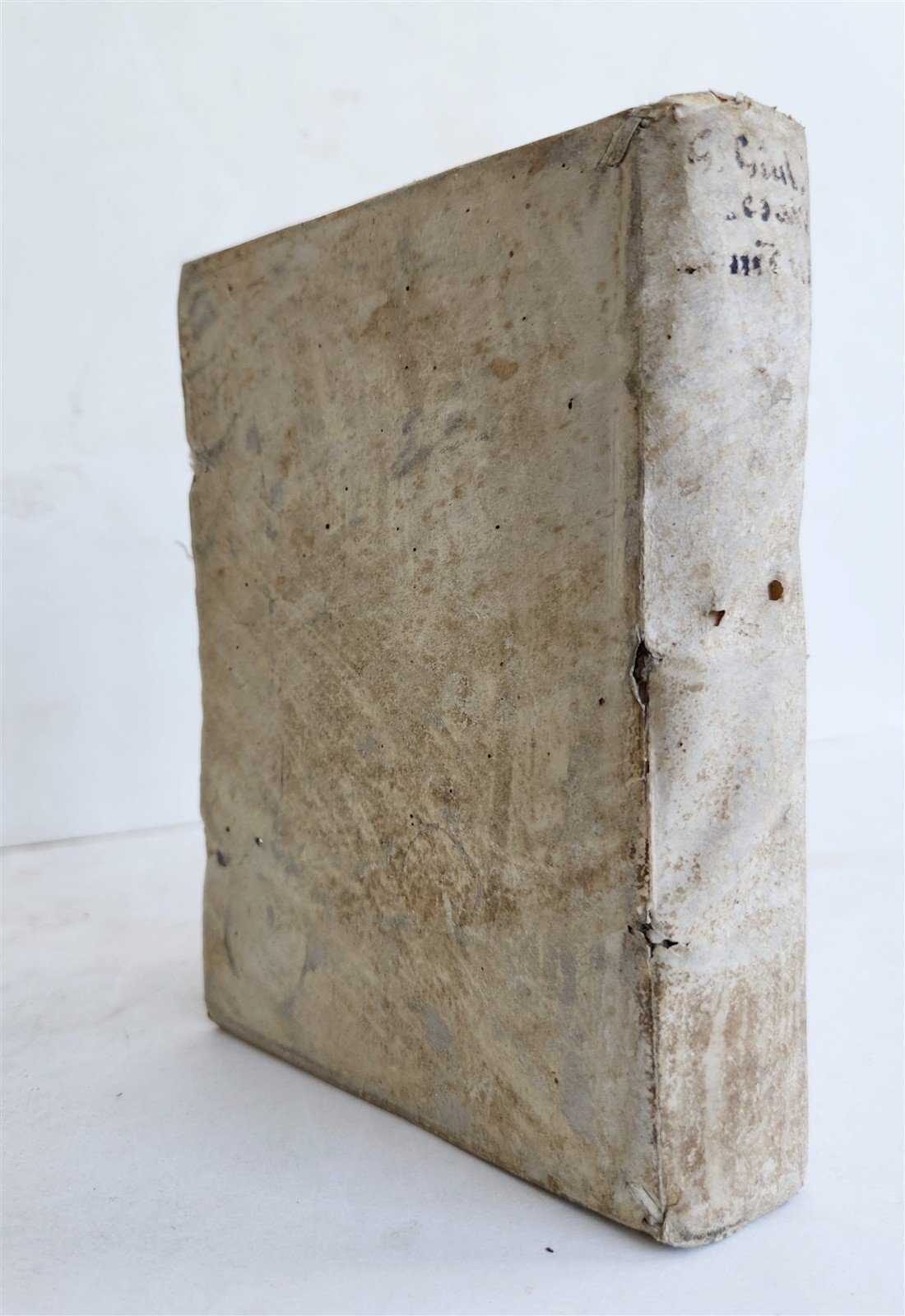 1562 CAESAR Caius Julius ILLUSTRATED Commentarii in ITALIAN antique VELLUM BOUND