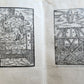 1562 CAESAR Caius Julius ILLUSTRATED Commentarii in ITALIAN antique VELLUM BOUND