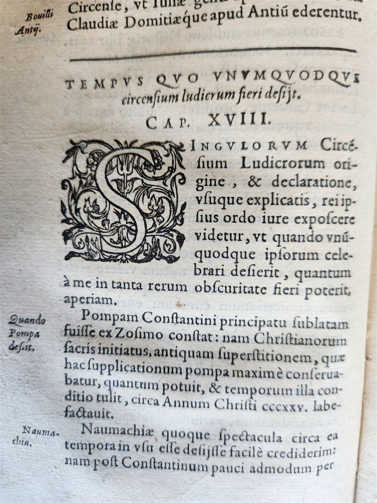 1601 STUDY on ROMAN CIRCUSES by ONOFRIO PANVINIO antique VELLUM BOUND
