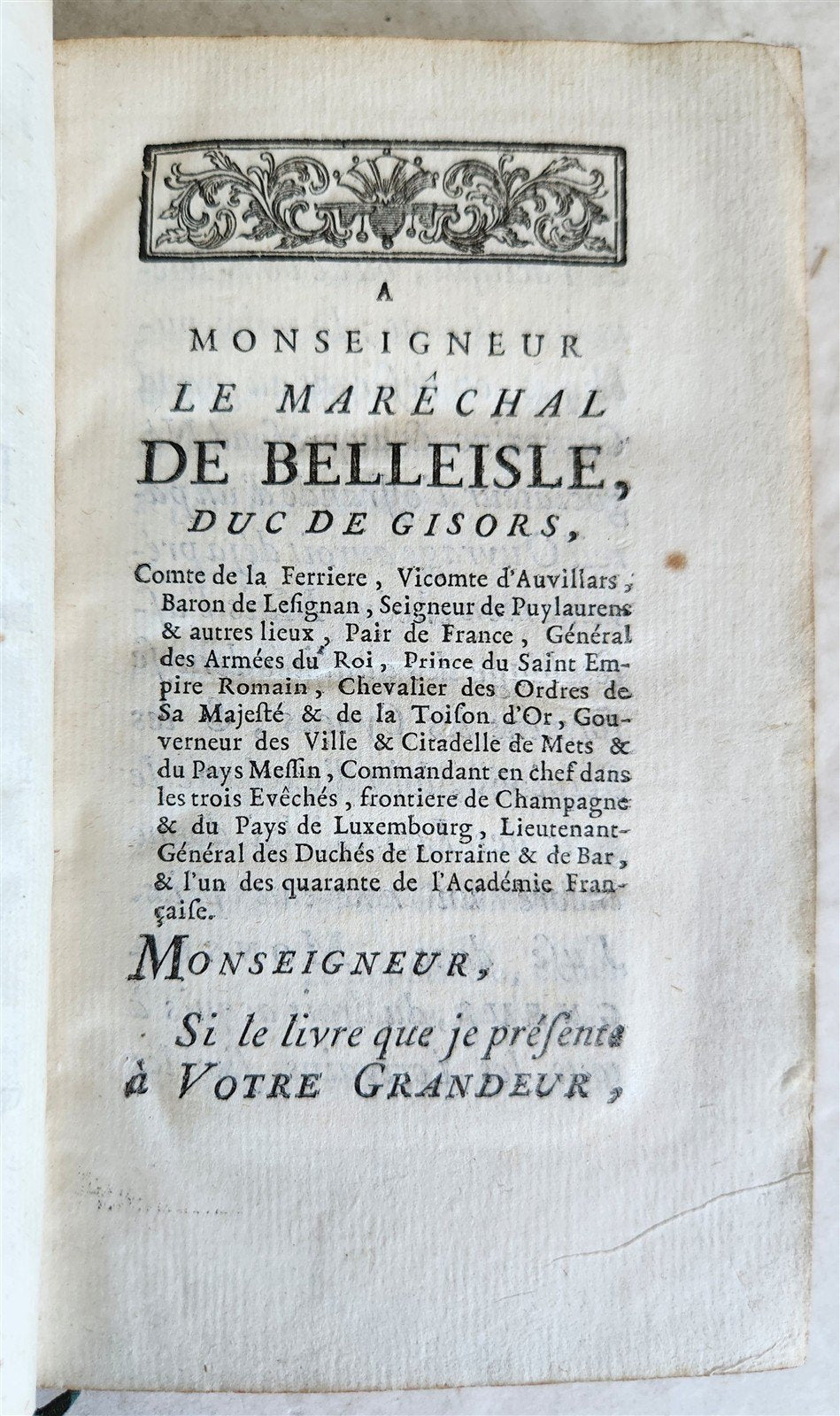 1753 ORRERY'S Remarks on Life & Writings of Dr. JONATHAN SWIFT antique in FRENCH