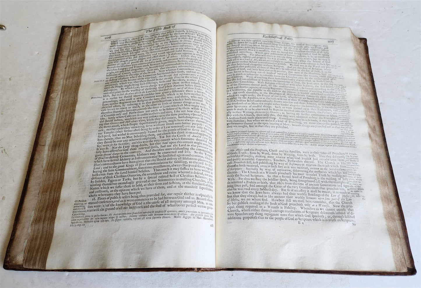 1705 WORKS of Richard HOOKER antique FOLIO in ENGLISH
