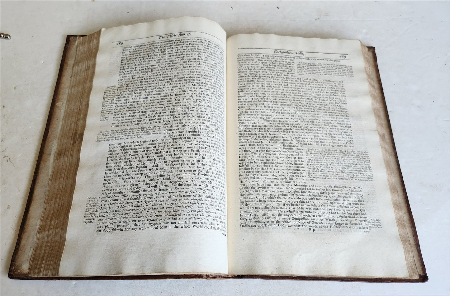 1705 WORKS of Richard HOOKER antique FOLIO in ENGLISH