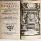 1753 BIBLE in HEBREW antique BIBLIA HEBRAICA MANUALIA w/ FOLDING ENGRAVINGS