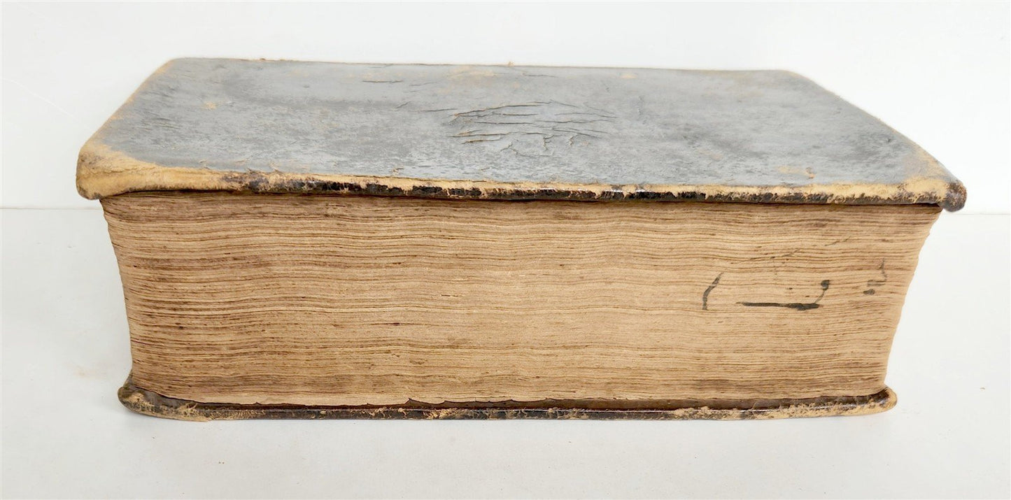 1818 BIBLE in ENGLISH antique AMERICANA New York