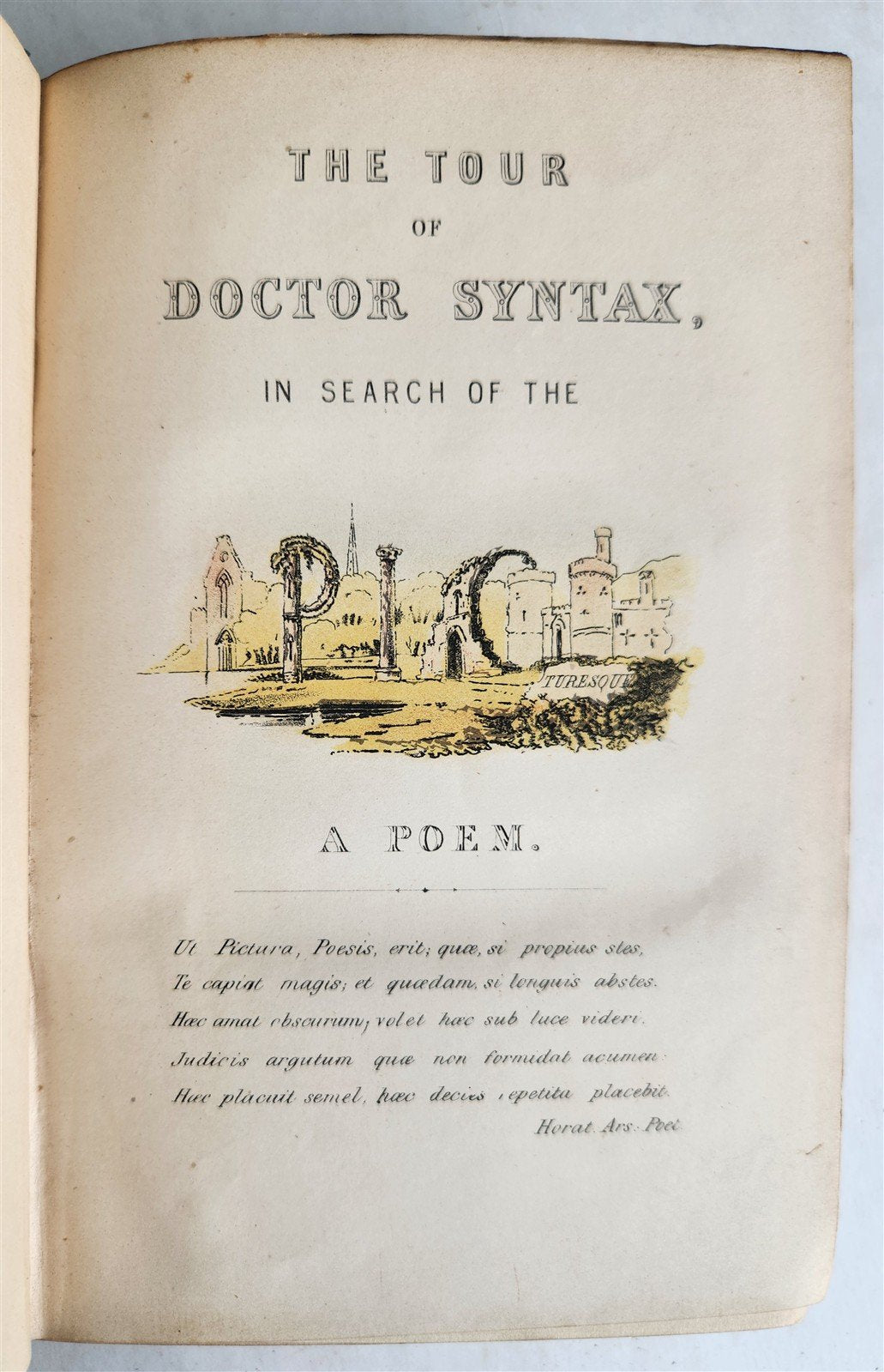 1871 DOCTOR SYNTAX'S THREE TOURS ILLUSTRATED by ROWLANDSON antique w/ 80 PLATES
