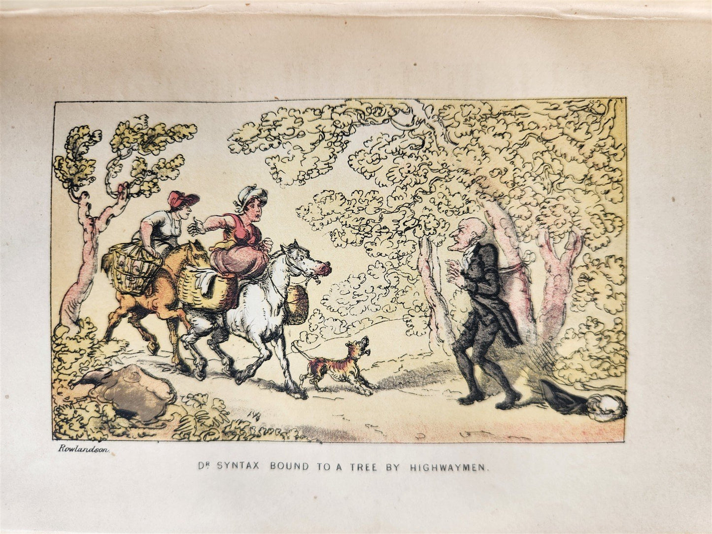 1871 DOCTOR SYNTAX'S THREE TOURS ILLUSTRATED by ROWLANDSON antique w/ 80 PLATES