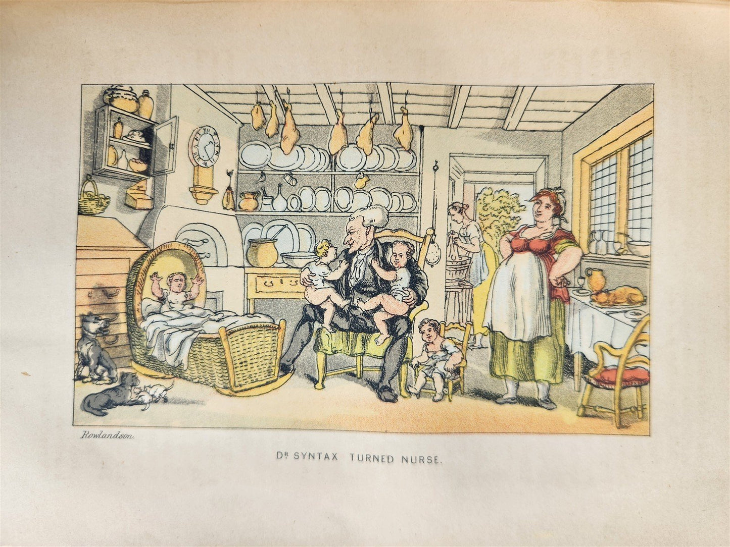 1871 DOCTOR SYNTAX'S THREE TOURS ILLUSTRATED by ROWLANDSON antique w/ 80 PLATES