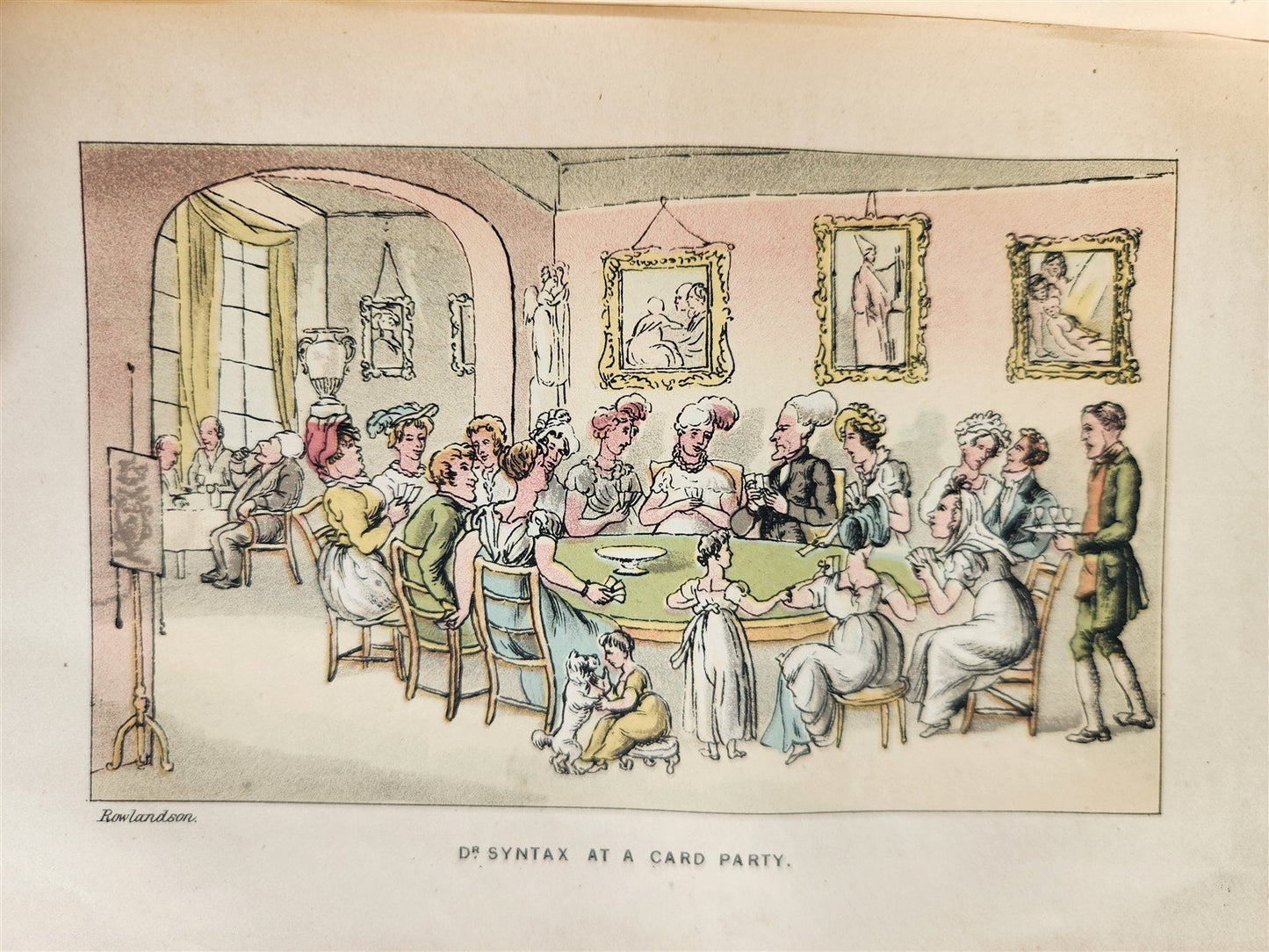 1871 DOCTOR SYNTAX'S THREE TOURS ILLUSTRATED by ROWLANDSON antique w/ 80 PLATES