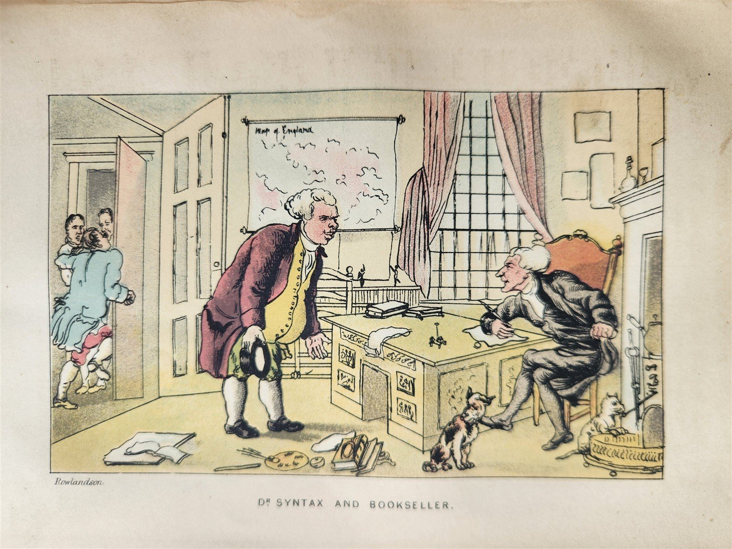 1871 DOCTOR SYNTAX'S THREE TOURS ILLUSTRATED by ROWLANDSON antique w/ 80 PLATES
