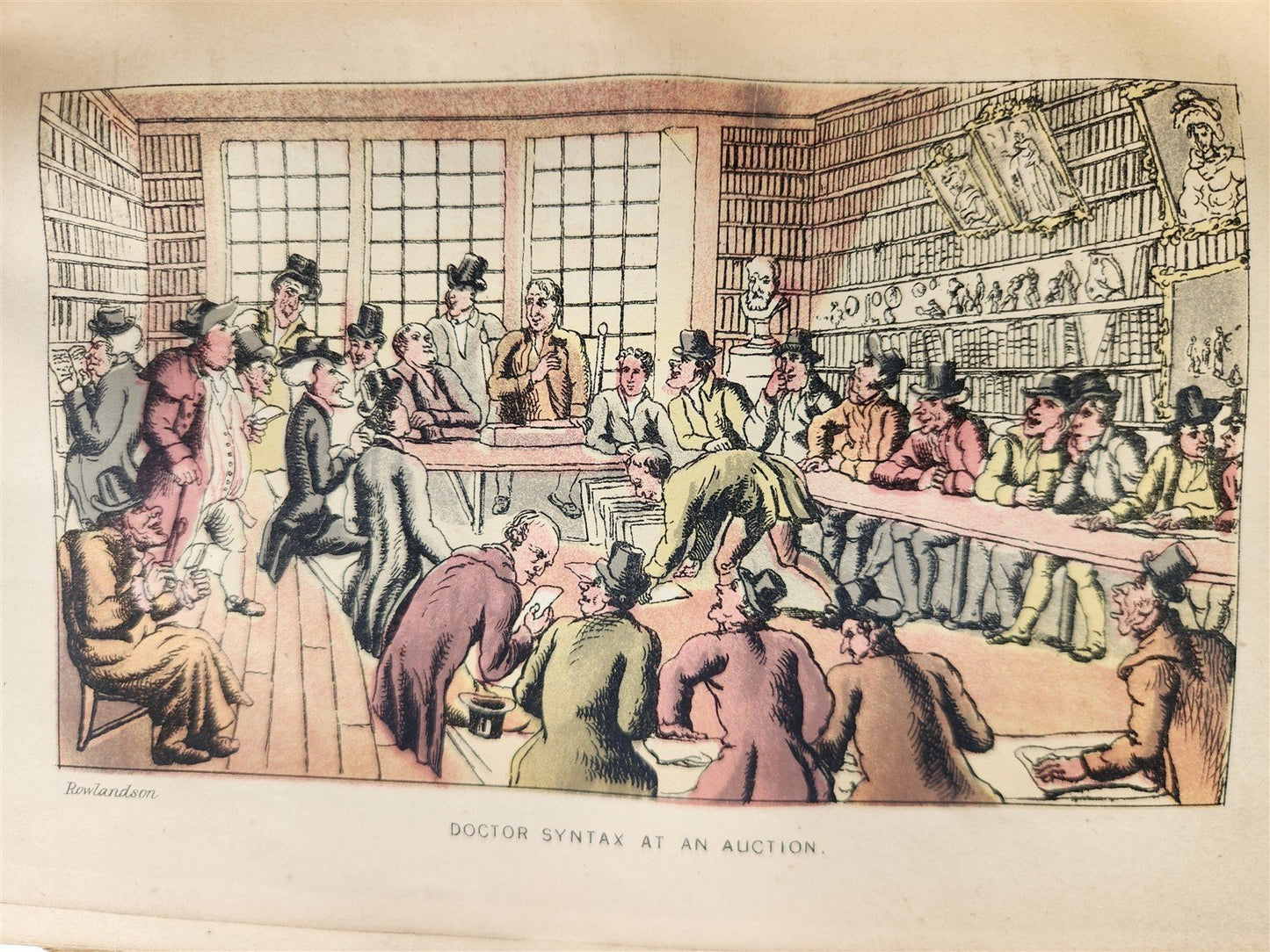 1871 DOCTOR SYNTAX'S THREE TOURS ILLUSTRATED by ROWLANDSON antique w/ 80 PLATES