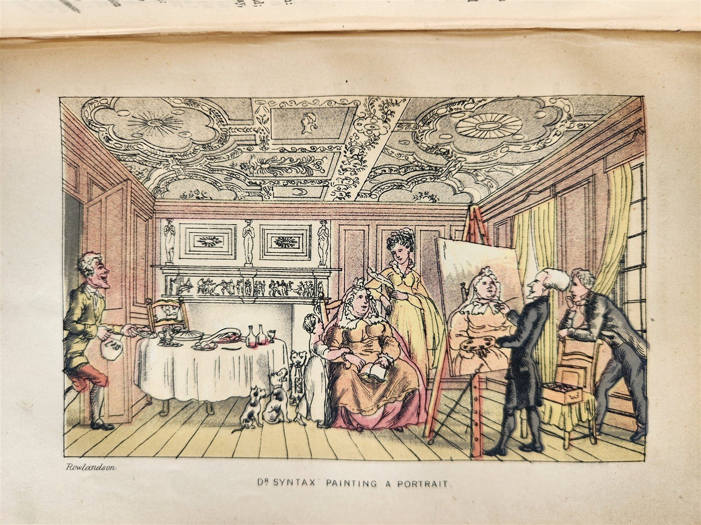 1871 DOCTOR SYNTAX'S THREE TOURS ILLUSTRATED by ROWLANDSON antique w/ 80 PLATES