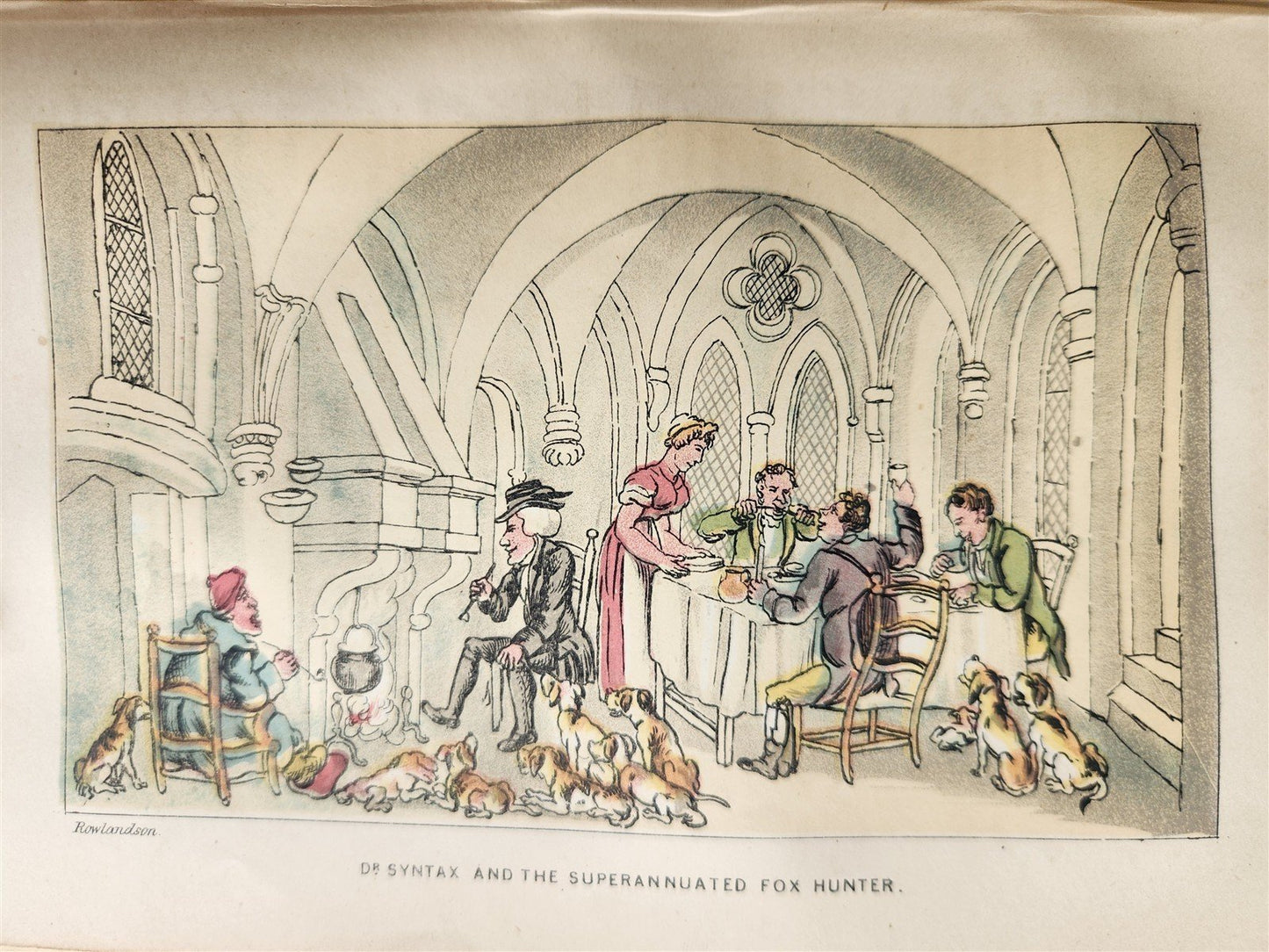 1871 DOCTOR SYNTAX'S THREE TOURS ILLUSTRATED by ROWLANDSON antique w/ 80 PLATES