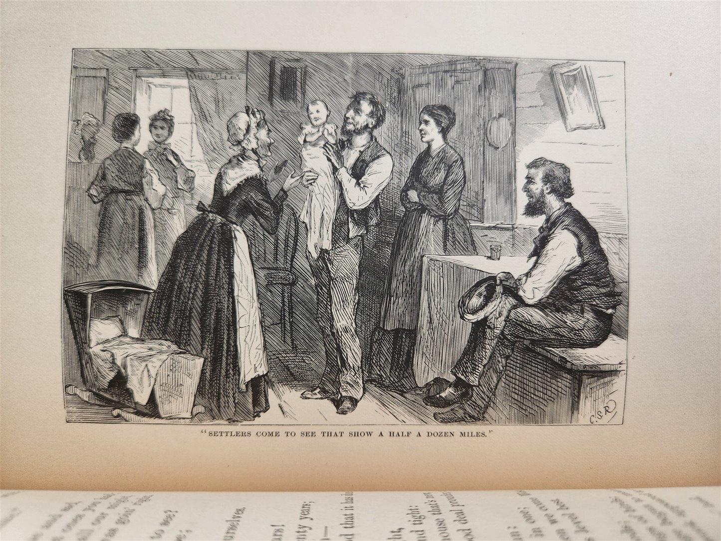 1882 FARM BALLADS by Will Carleton ILLUSTRATED antique POETRY