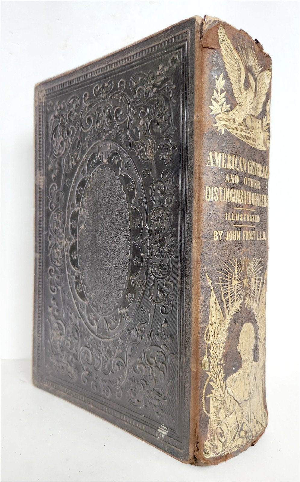1860 THE AMERICAN GENERALS By John Frost ILLUSTRATED antique CIVIL WAR ERA