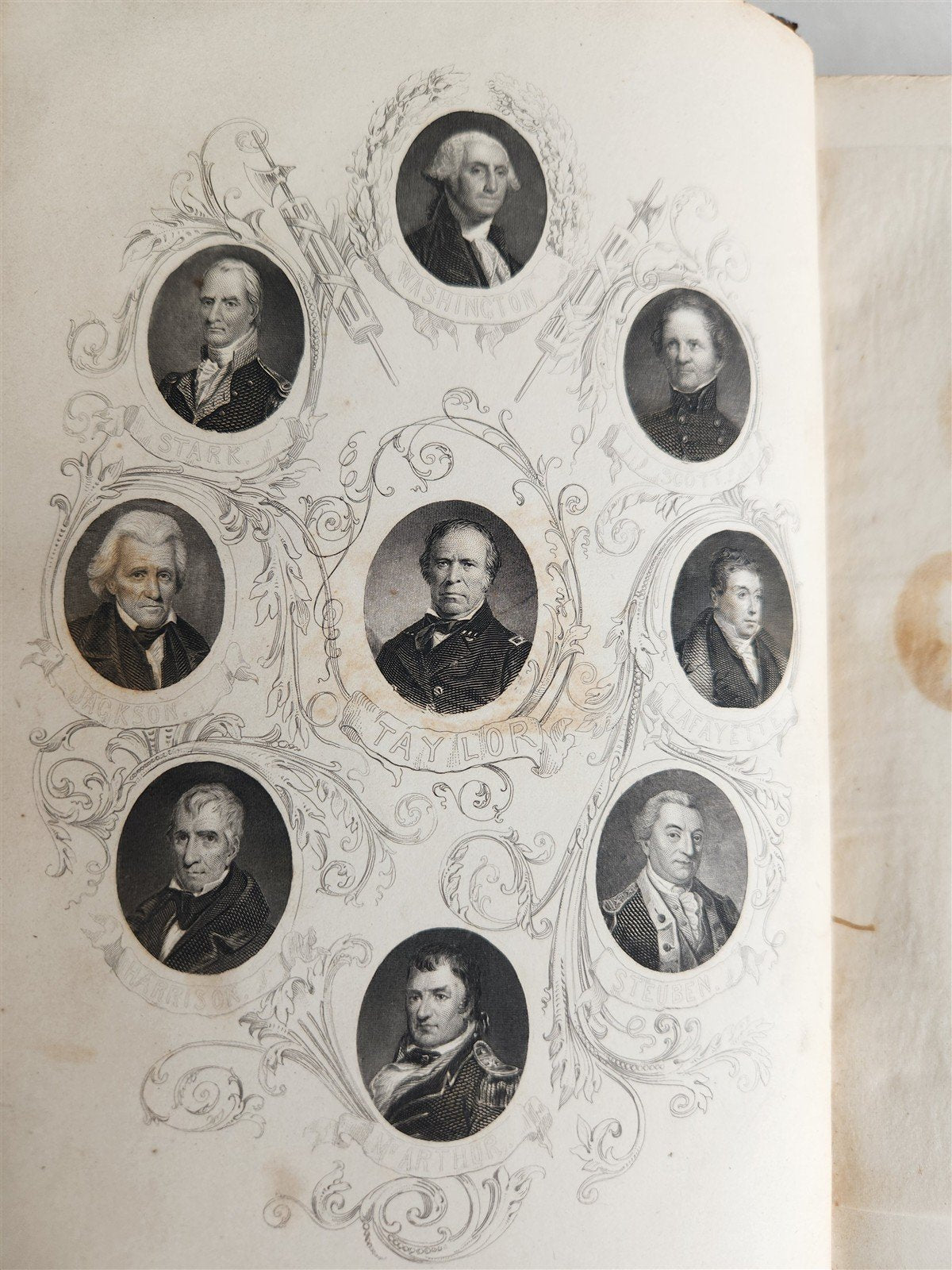 1860 THE AMERICAN GENERALS By John Frost ILLUSTRATED antique CIVIL WAR ERA