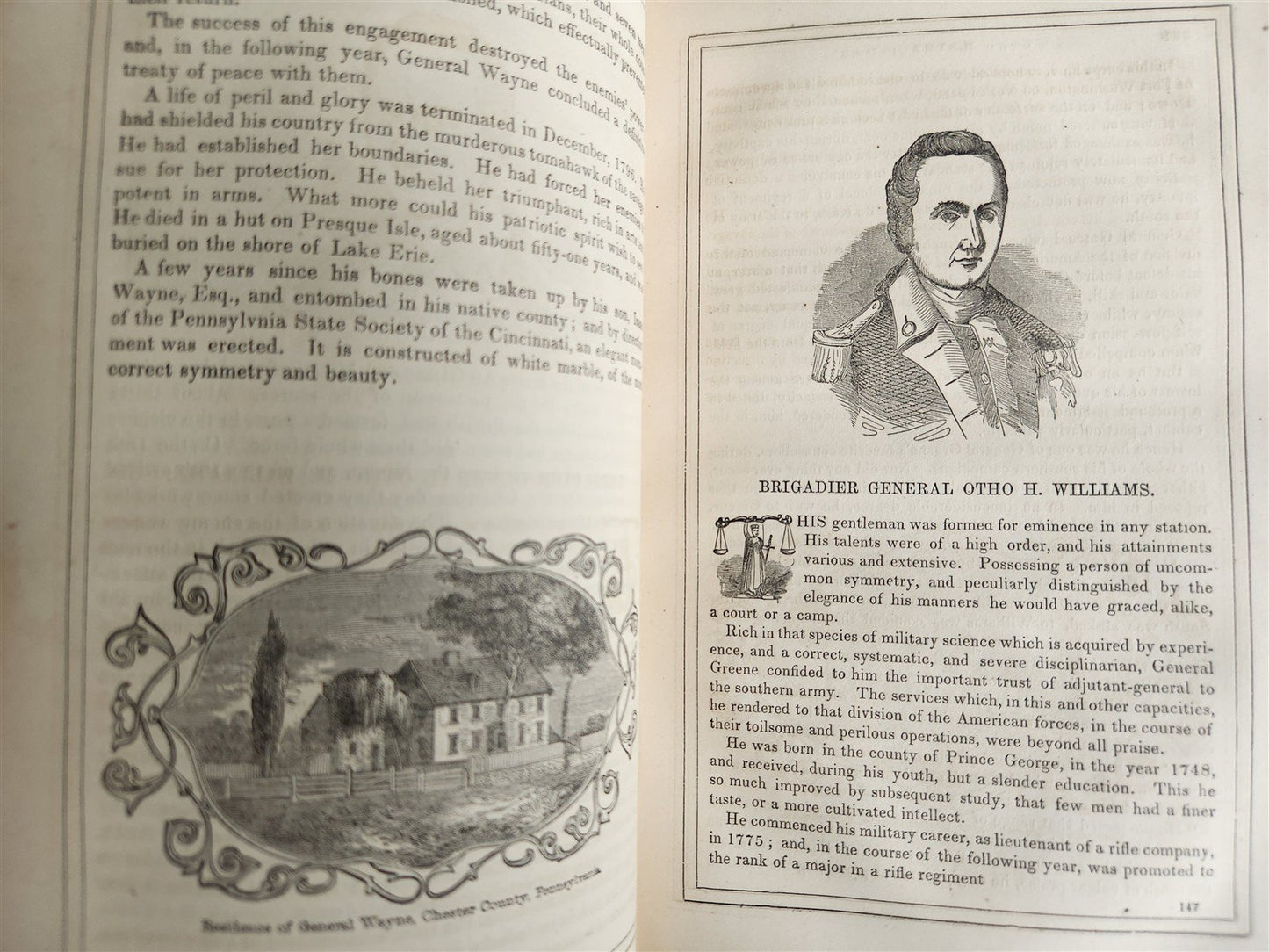 1860 THE AMERICAN GENERALS By John Frost ILLUSTRATED antique CIVIL WAR ERA