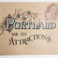 1890s PORTLAND and its attractions ILLUSTRATED antique AMERICANA