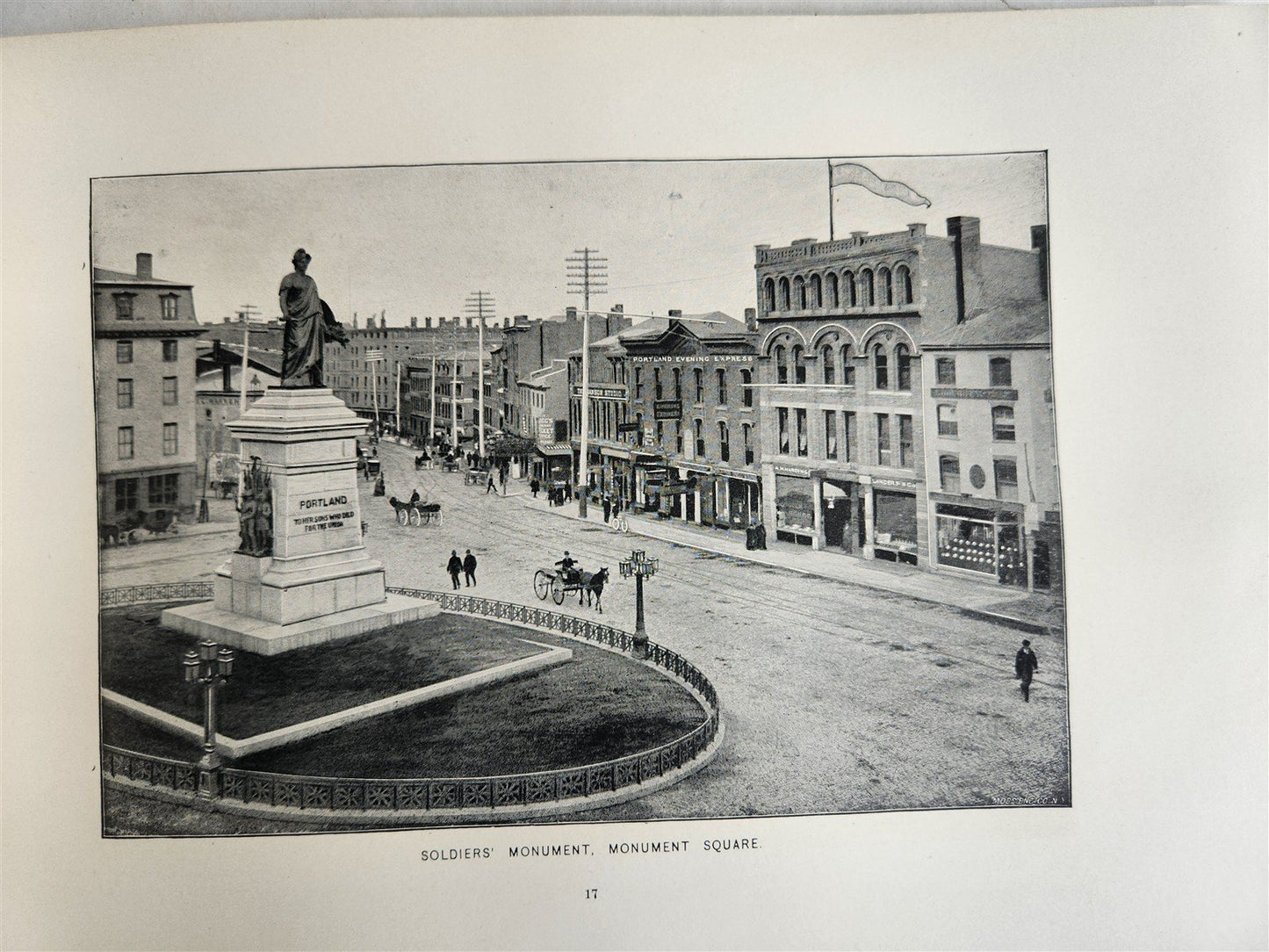 1890s PORTLAND and its attractions ILLUSTRATED antique AMERICANA