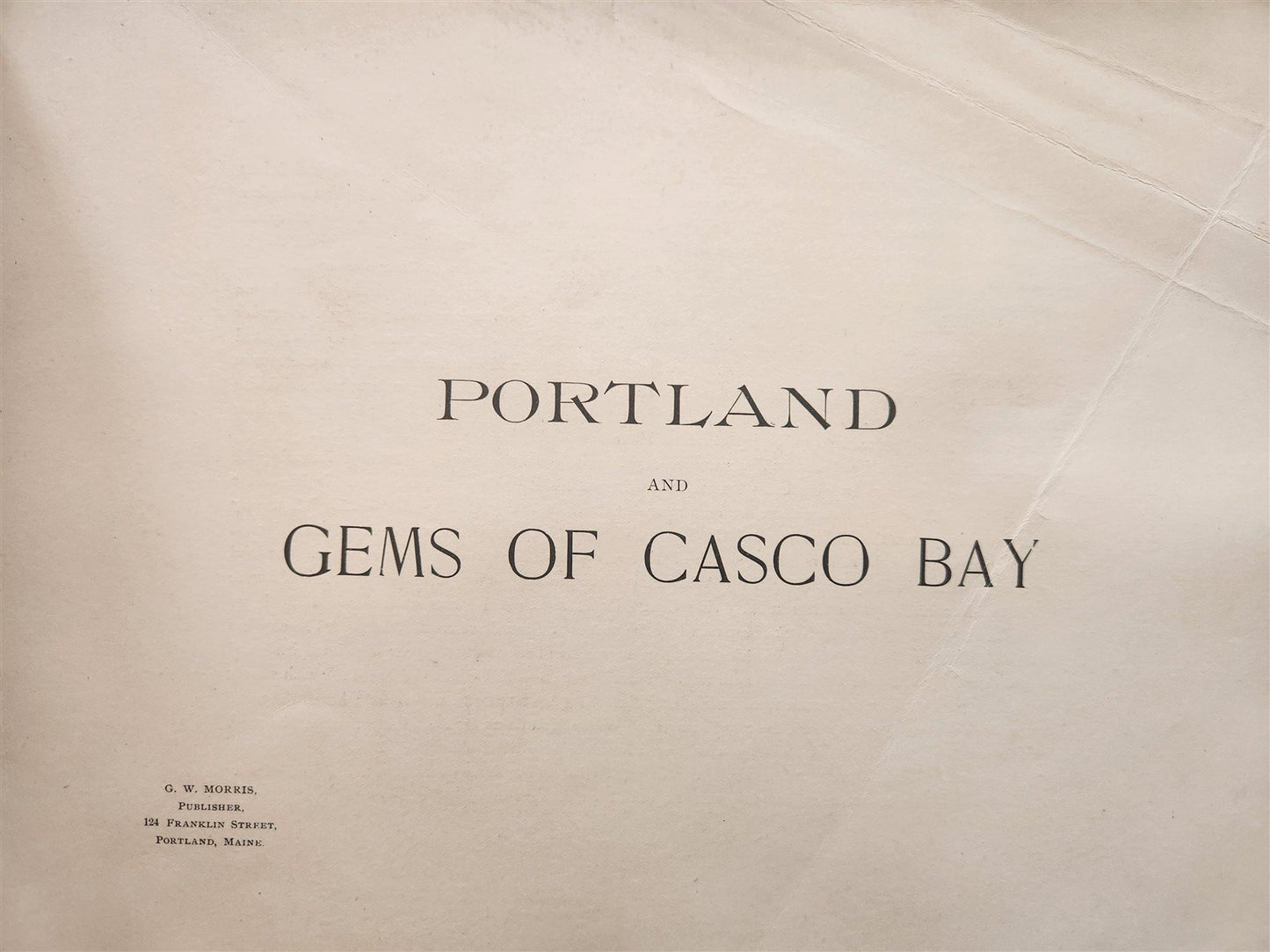 1890s PORTLAND and its attractions ILLUSTRATED antique AMERICANA