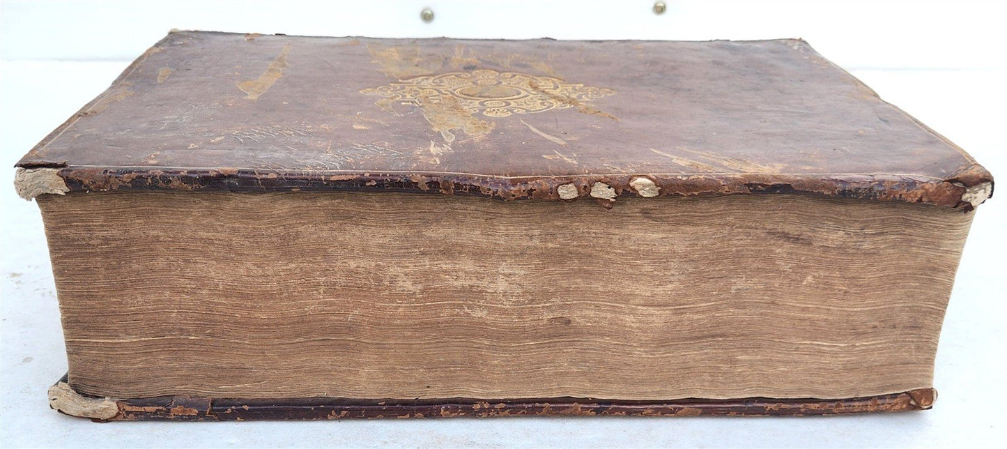 1572 DEMOSTHENES & AESCHINES WORKS antique MASSIVE FOLIO in Greek and Latin