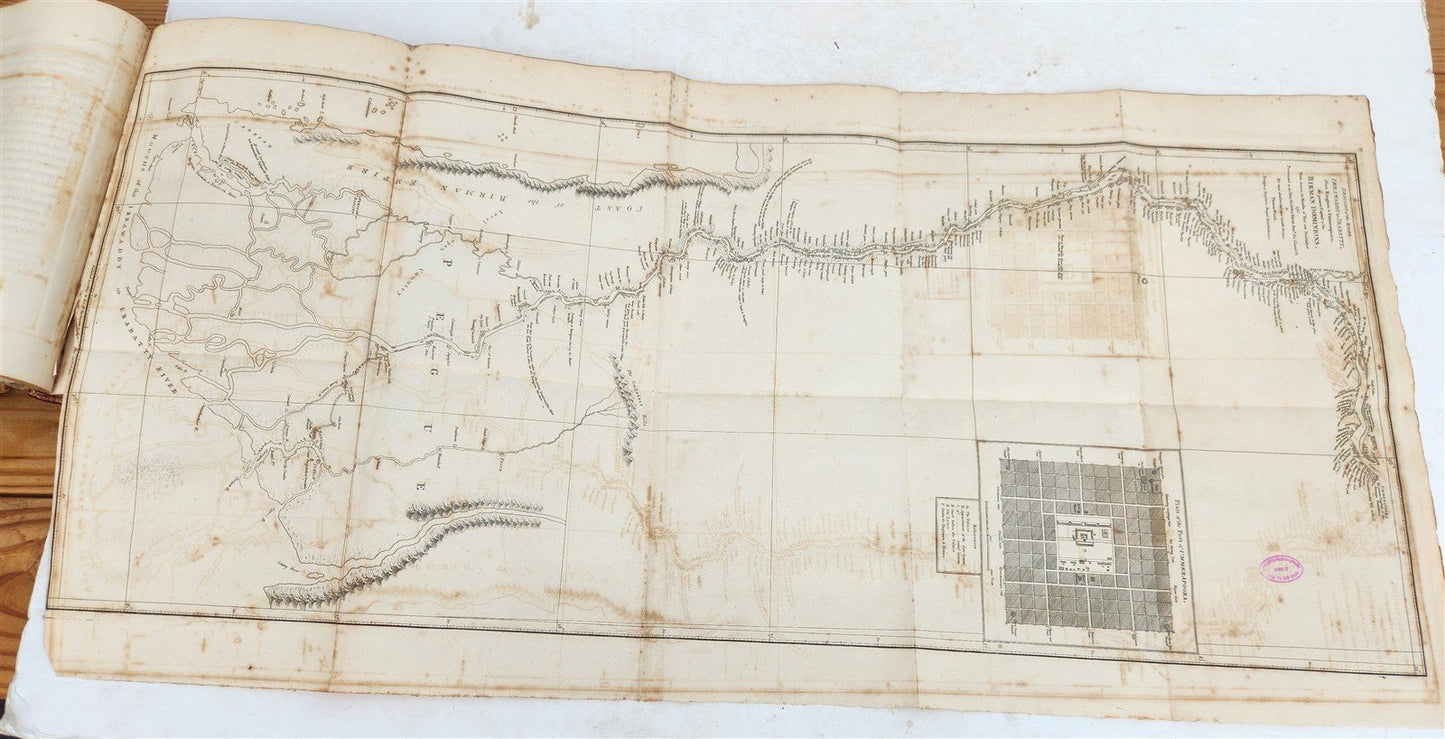 1800 BURMA ILLUSTRATED antique Account of Embassy to Kingdom of Ava in ENGLISH