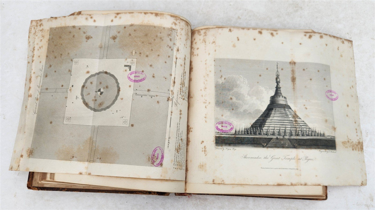 1800 BURMA ILLUSTRATED antique Account of Embassy to Kingdom of Ava in ENGLISH