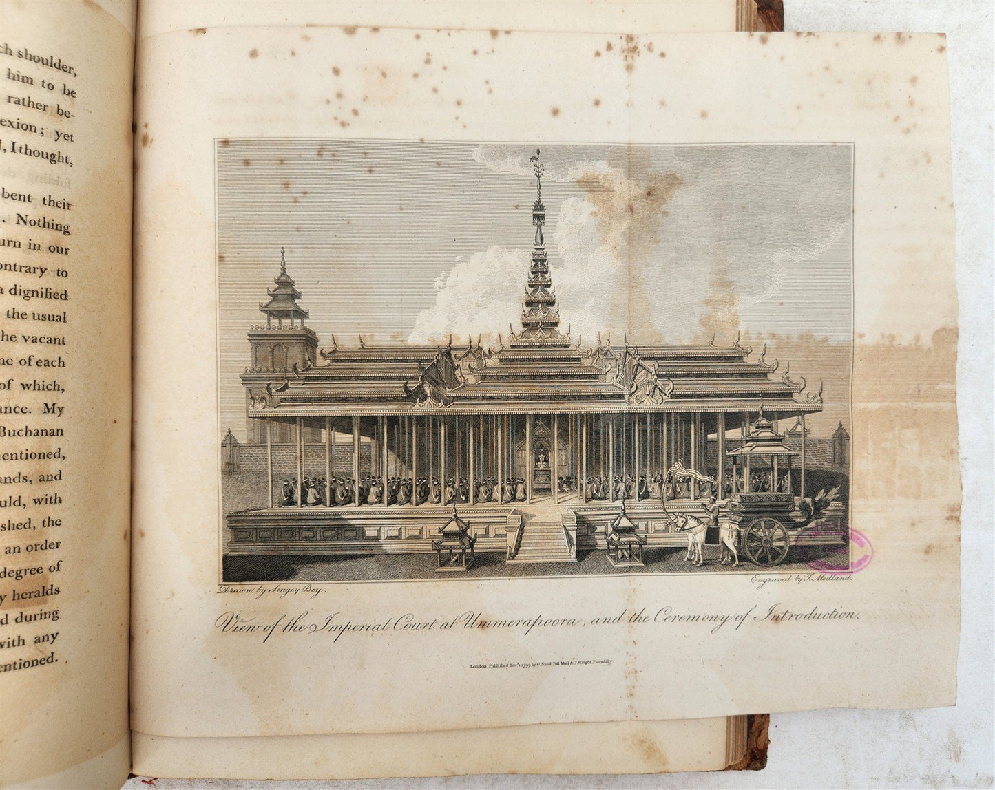 1800 BURMA ILLUSTRATED antique Account of Embassy to Kingdom of Ava in ENGLISH