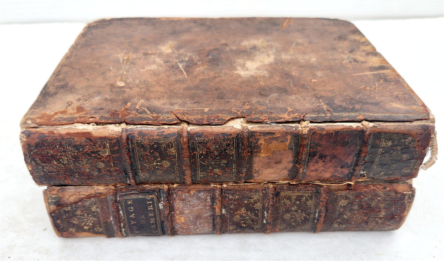 1752 VOYAGE HISTORIQUE de L'AMERIQUE MERIDIONALE antique ILLUSTRATED 2 VOLUMES