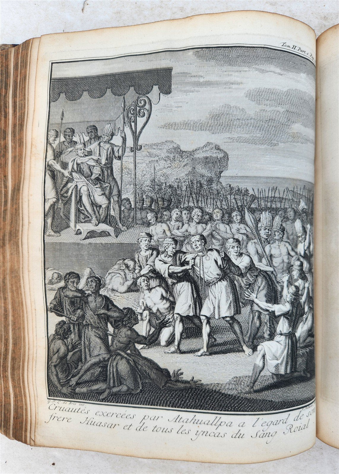 1752 VOYAGE HISTORIQUE de L'AMERIQUE MERIDIONALE antique ILLUSTRATED 2 VOLUMES