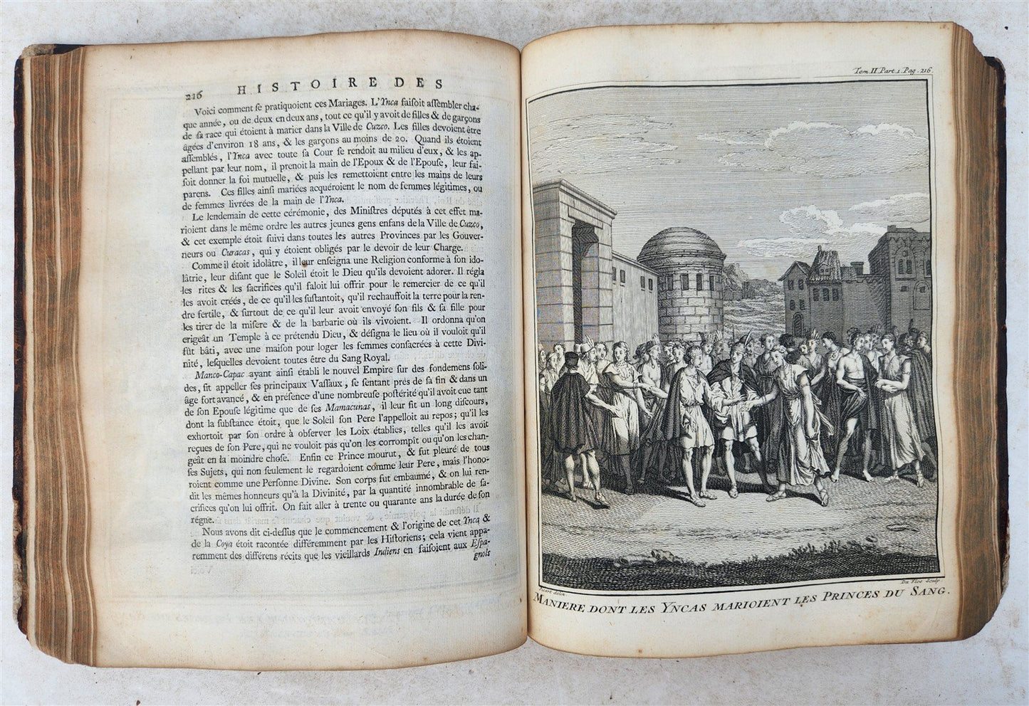 1752 VOYAGE HISTORIQUE de L'AMERIQUE MERIDIONALE antique ILLUSTRATED 2 VOLUMES