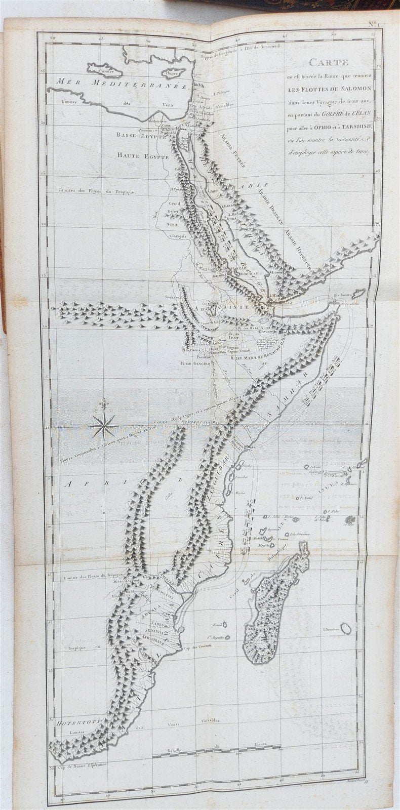 1790 VOYAGE to SOURCES of NILE NUBIA & ABYSSINIA antique ILLUSTRATED 6 VOLUMES