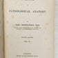 1854 MANUAL of PATHOLOGICAL ANATOMY by ROKITANSKY antique 4 VOLS in ENGLISH