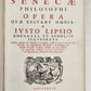 1682 SENECA OPERA QUAE EXSTANT OMNIA ILLUSTRATED antique FOLIO
