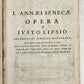 1682 SENECA OPERA QUAE EXSTANT OMNIA ILLUSTRATED antique FOLIO