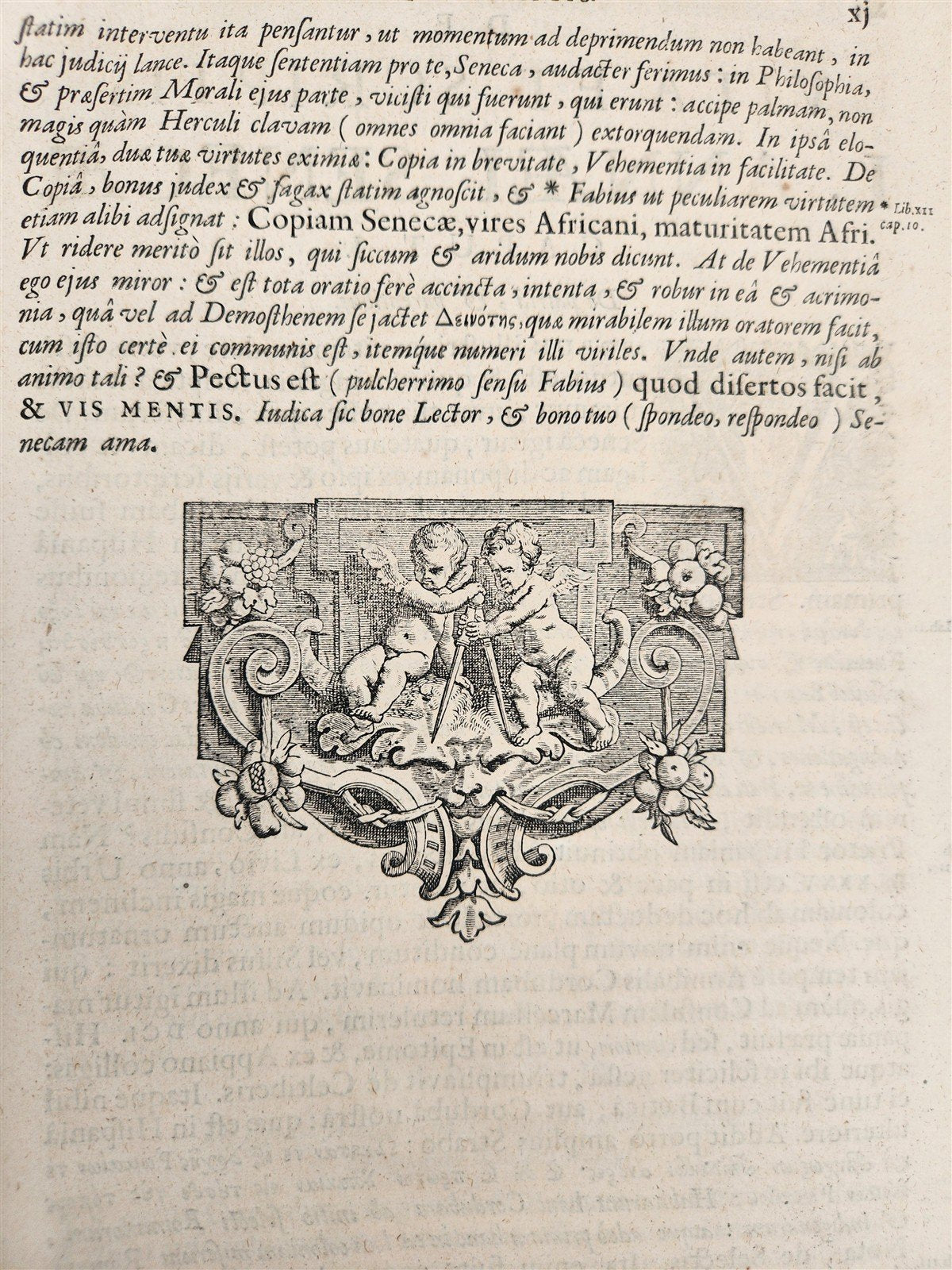 1682 SENECA OPERA QUAE EXSTANT OMNIA ILLUSTRATED antique FOLIO