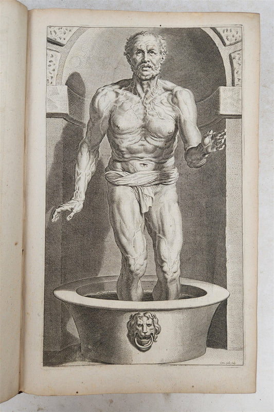 1682 SENECA OPERA QUAE EXSTANT OMNIA ILLUSTRATED antique FOLIO