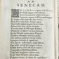 1682 SENECA OPERA QUAE EXSTANT OMNIA ILLUSTRATED antique FOLIO