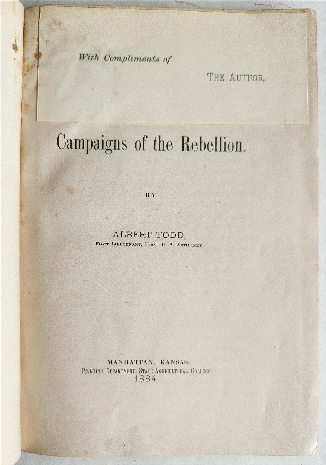 1884 CAMPAIGNS of the REBELLION ILLUSTRATED w/ MAPS antique AMERICANA