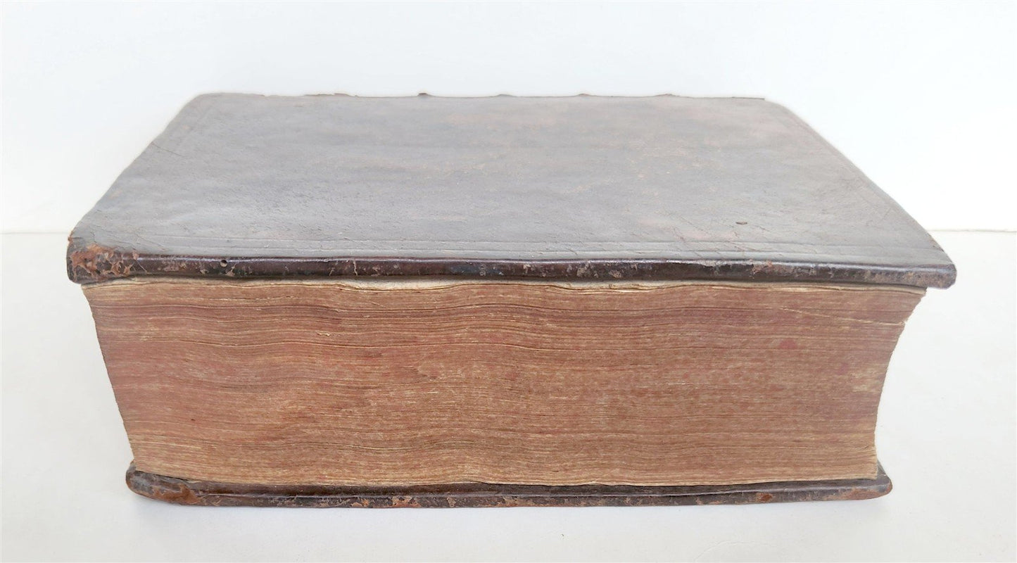 1610 SACRUM MARTYROLOGIUM ROMANUM by Caesar Baronius antique