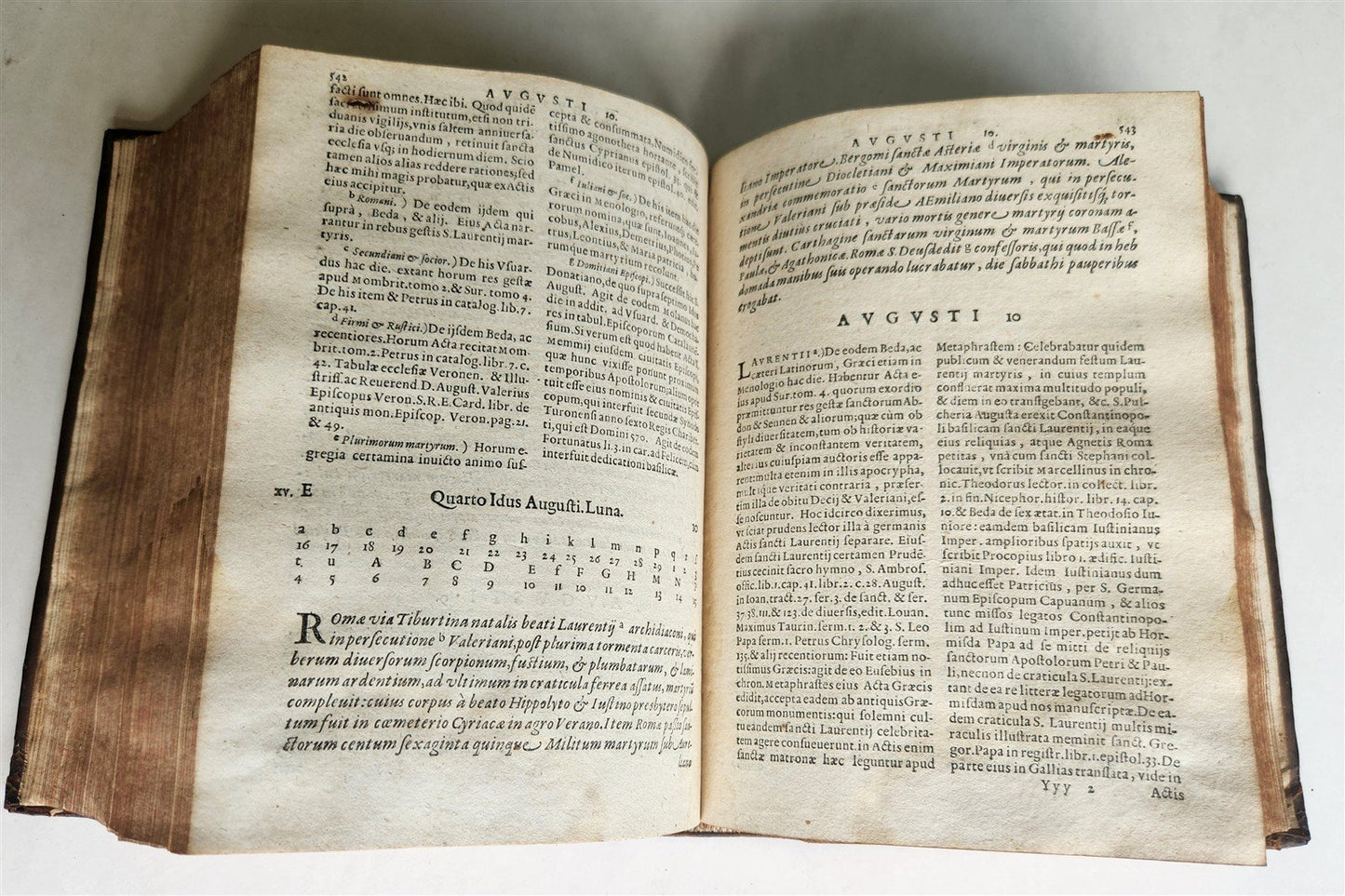 1610 SACRUM MARTYROLOGIUM ROMANUM by Caesar Baronius antique