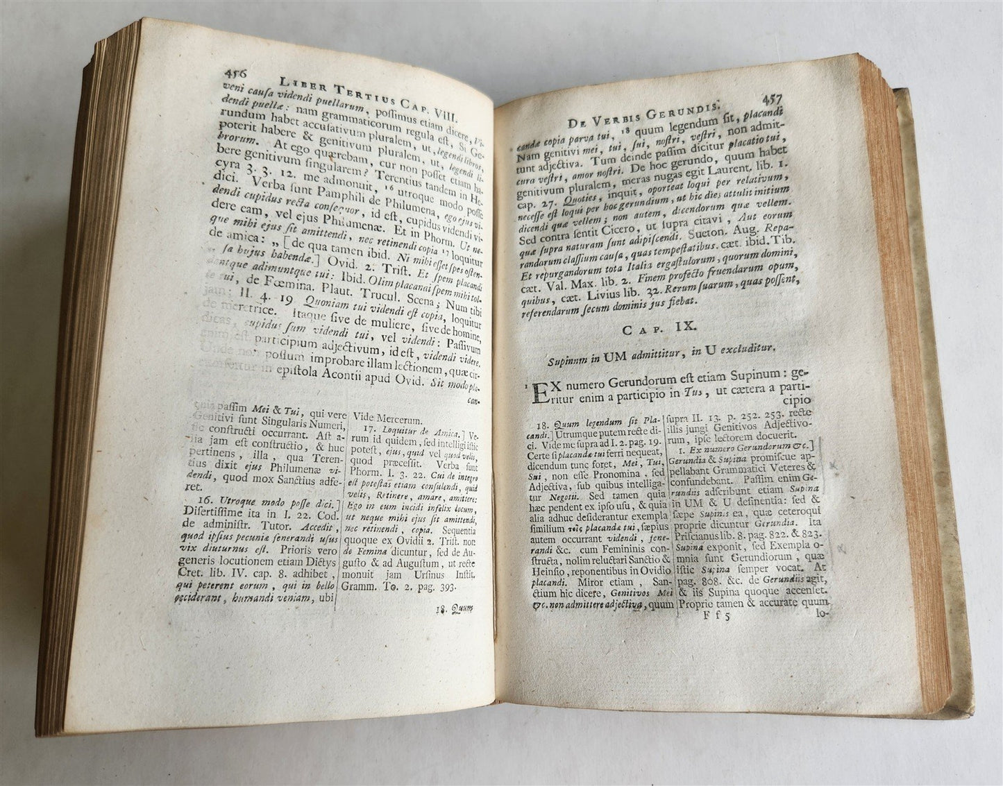 1733 MINERVA ,seu de Causis Linguae Latinae antique VELLUM BINDING LATIN GRAMMAR