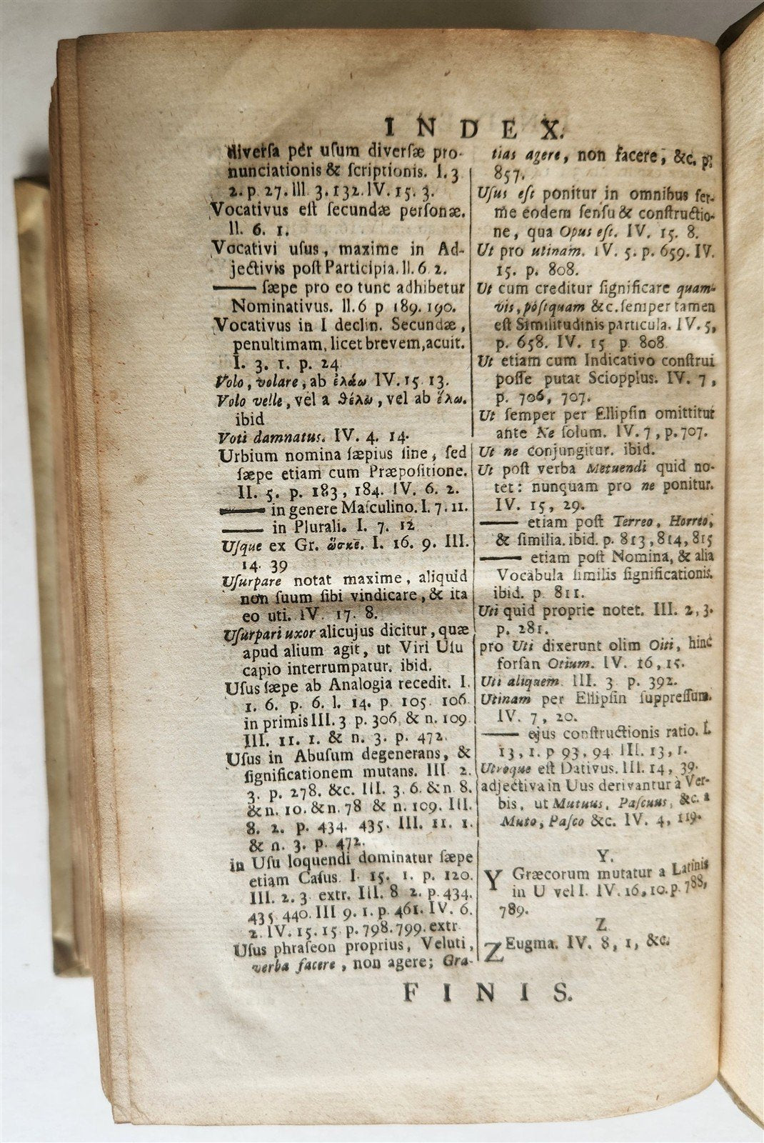 1733 MINERVA ,seu de Causis Linguae Latinae antique VELLUM BINDING LATIN GRAMMAR