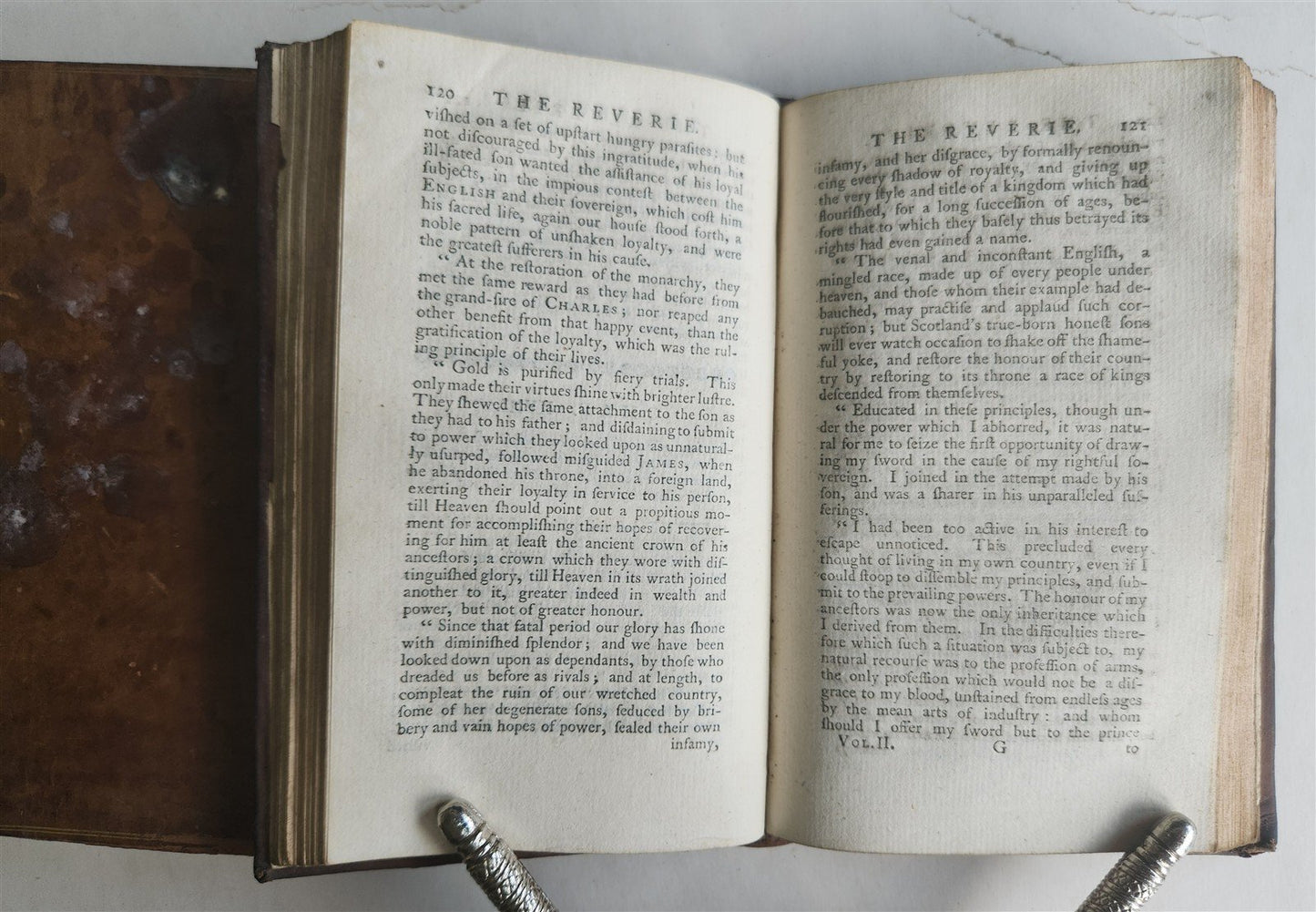 1763 THE REVERIE of FLIGHT to PARADISE of FOOLS antique 2 VOLUMES