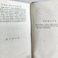 1763 THE REVERIE of FLIGHT to PARADISE of FOOLS antique 2 VOLUMES