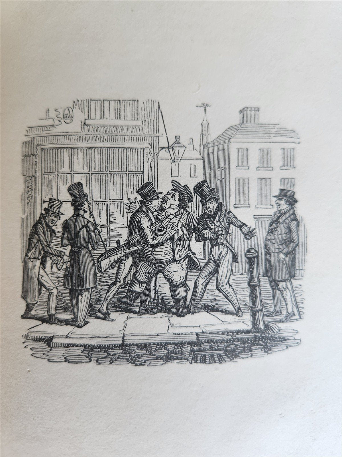 1824 POINTS of MISERY or FABLES for MANKIND antique ILLUSTRATED by R. Cruikshank