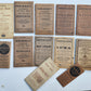 1895-1921 GROUP of 12 AMERICAN STATES FOLDING MAPS BOOKLETS antique AMERICANA