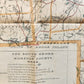 1895-1921 GROUP of 12 AMERICAN STATES FOLDING MAPS BOOKLETS antique AMERICANA