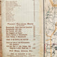1895-1921 GROUP of 12 AMERICAN STATES FOLDING MAPS BOOKLETS antique AMERICANA