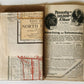 1895-1921 GROUP of 12 AMERICAN STATES FOLDING MAPS BOOKLETS antique AMERICANA